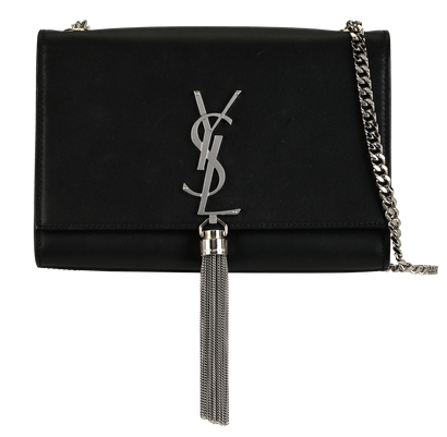 Small Kate Tassel, &pound;795, Handbags, Black, Leather, Front view